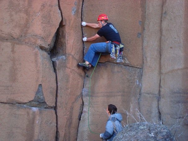 About to flail 'n bail.
<br>
Photo by Thomas Hornsby.