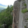 Spider's Web cliff.  Photo by Mark Bealor. Adirondacks-2009