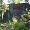 cliff drive main wall, right