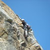 Vickie on the Letterman variation. Clip a bolt then muddle your way through the bird/bat poo. It would be a great variation if it weren't for the guano. 