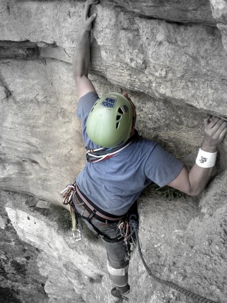 My buddy Joe on his third outdoor pitch ever - Cruising Easy O.