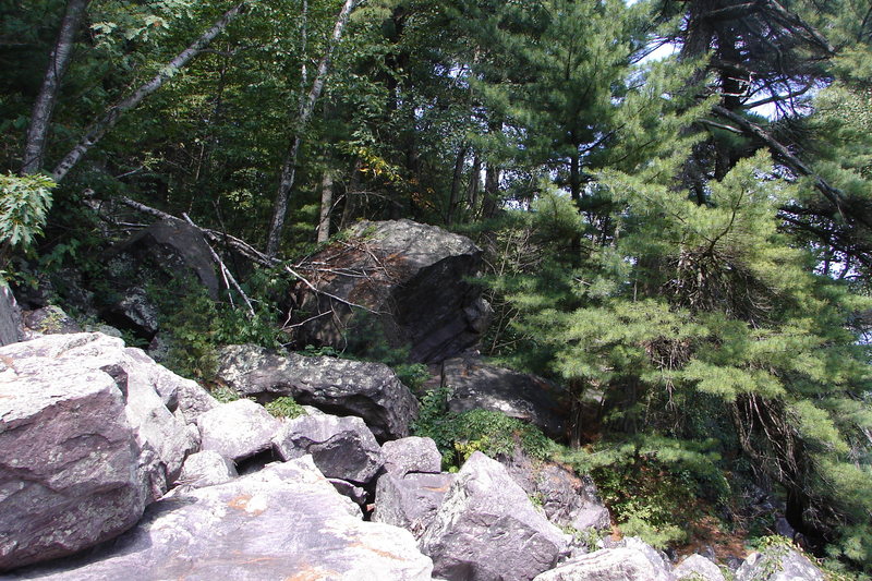 View from the talus.