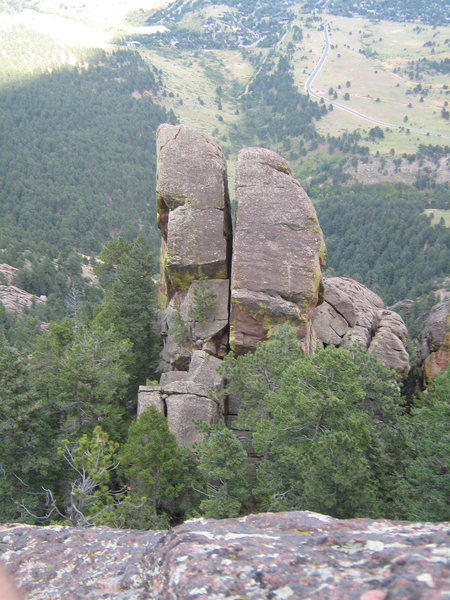 The West Chimney as seen from [[105752620]].