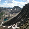 Profile of Vestal Peak from Arrow Peak.