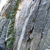 Jonathan Siegrist climbing the Crystal Staircase.