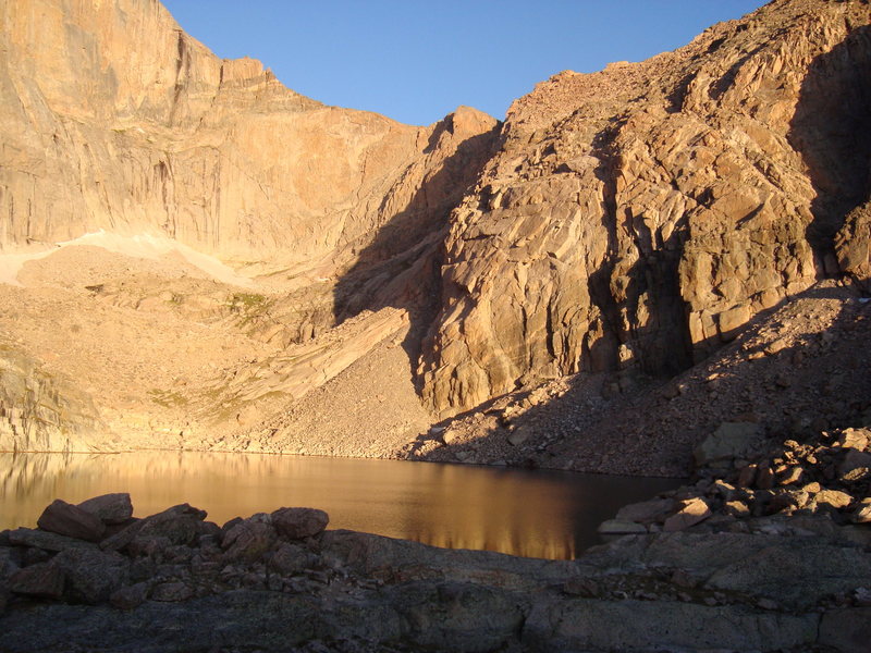 Chasm View Lake and Chasm View sunrise.