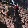 climbing a random bridge I was walking past in Spokane