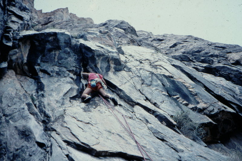 Lower crux , roof pitch, Stratosphere