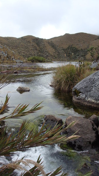 lakes like these are for every place, these is the entrance to Lagunillas Valley