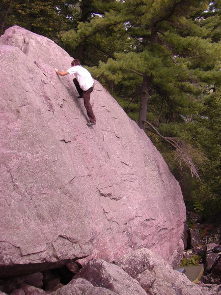 Tony nearing the top.