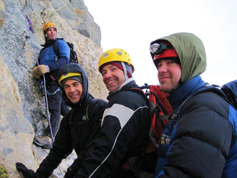 summit for someone friends on the second pitch of the Pownell Gilkey