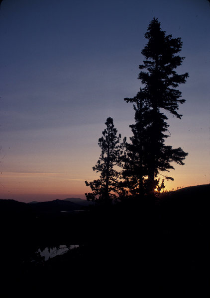 Sunrise over Ruby Lake, CA