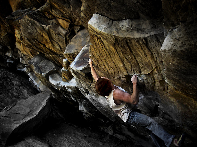 Luke Childers going for the lip toss on "CJMD" A.K.A. "Midnight Express."