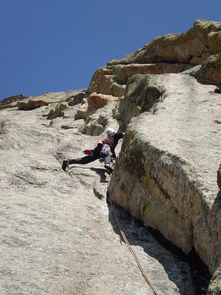 P3 above the black rock section.