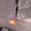 Chris working the roof.