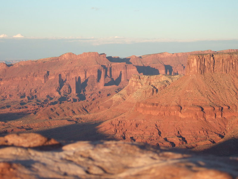 Fisher Towers, taken from summit of Castleton