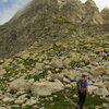 On the approach to the South Ridge of Piz Balzet