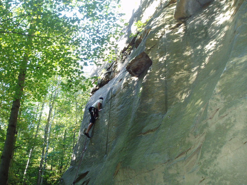 Local Jim and wife Amy live 15 miles from Logtown and describe Logtown as "the Yosemite of Ohio."