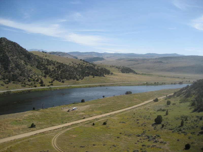 View from neat rock.