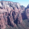 View of Zion Canyon from the top of Iron Messiah