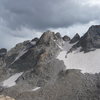 Right to Left: South Teton, Ice Cream Cone, Gilkey, Spalding, Cloudveil, and Nez Perce.