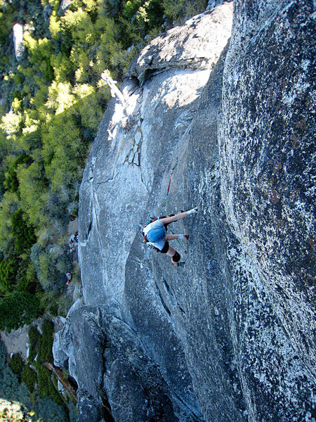 How to capture the right perspective?  Not quite as steep as it appears, but not as slabby as a right-rotation would make it appear either.