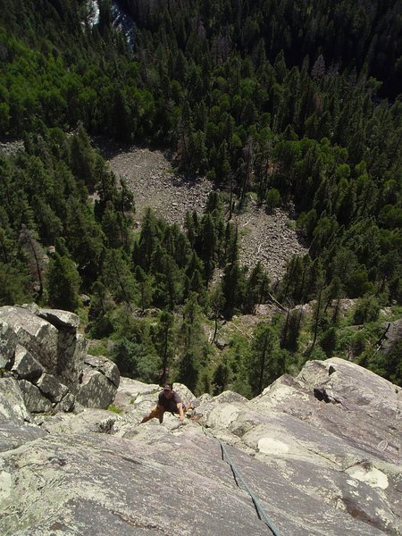 Dan Wright at Vallicito.