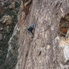 Vaino Kodas, coming across the p3 traverse