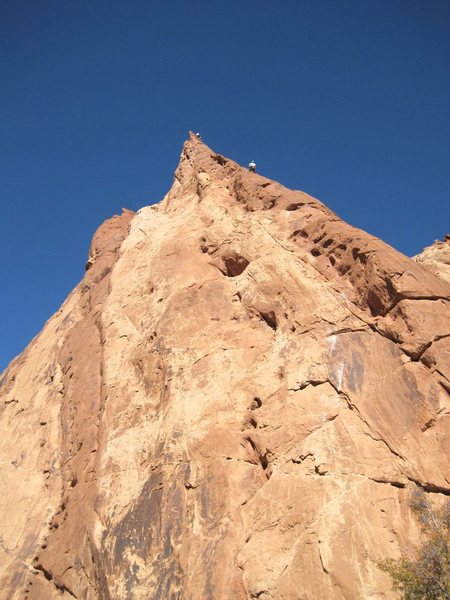 Paul and Pat on the second pitch of "The Hollow Men"