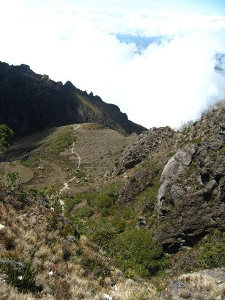 Part of the descent from Volcan Baru