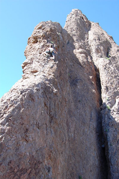 Pitch two, on the way to the chicken ledge.