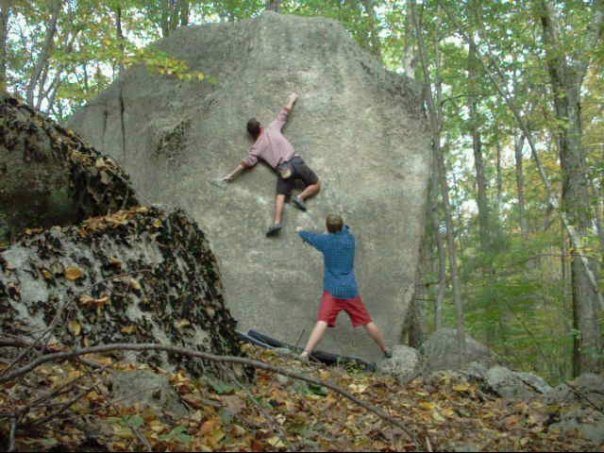 Phantom Shower. Taller than it looks with a committing move at the top (if you are short).