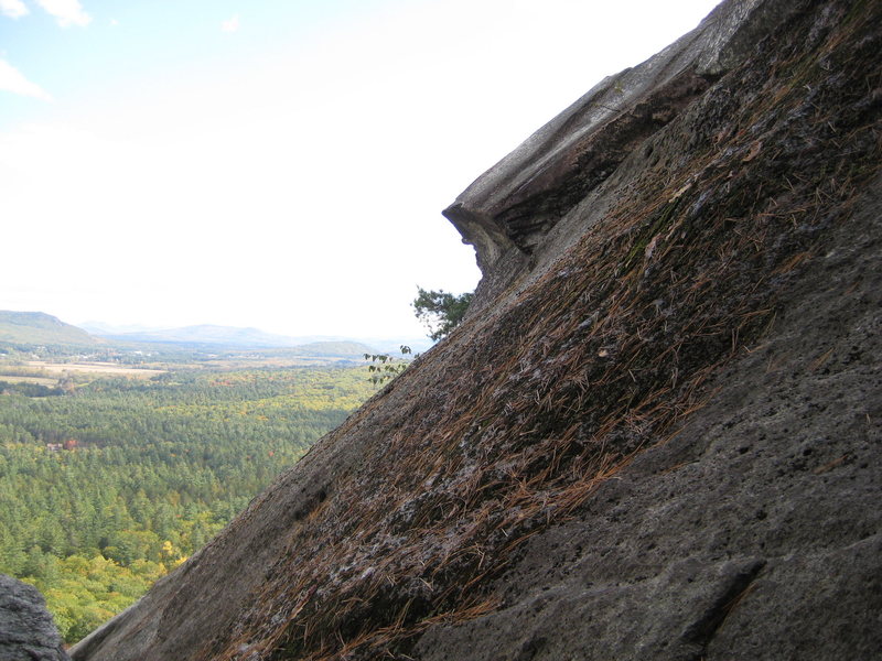 Just a cool sight on A belay ledge