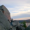 Vinny, on the Australia Boulder.