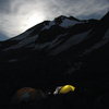 Bolam Glacier Camp at Night, Mt. Shasta
