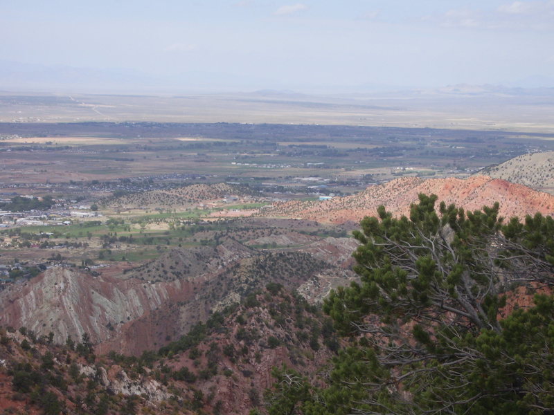 Overlooking the north tip of Cedar City