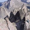 Vaughan Larsen hanging out on the east ridge