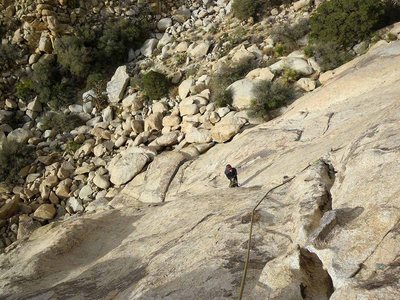 Looking Back at the First Belay