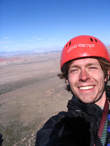 On top of the world at Red Rocks, NV.