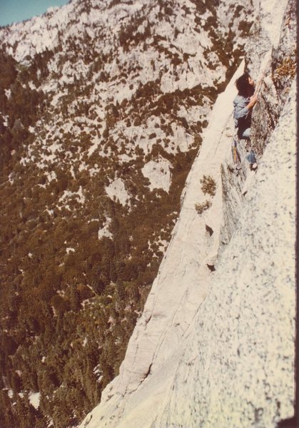 Tahquitz, friend Ken Chaffee cleaning