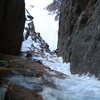 looking down on the first pitch of Total Abandon