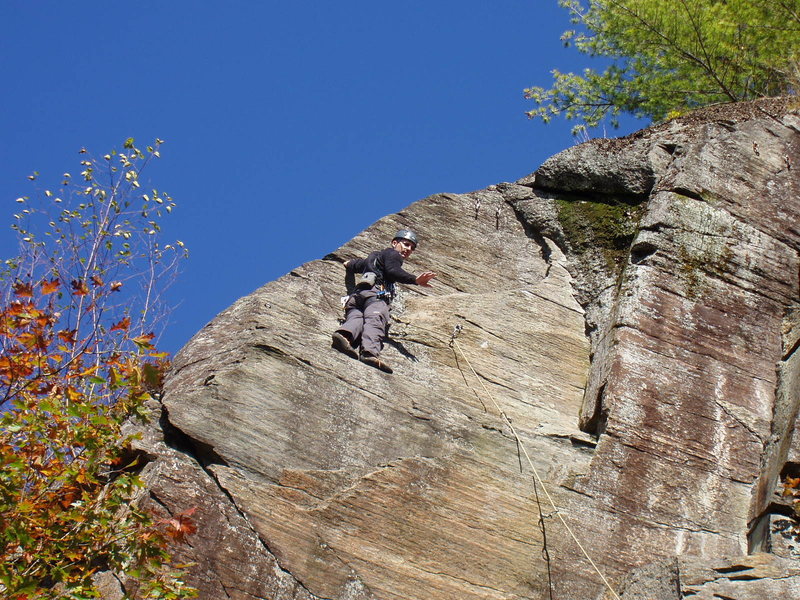 Assorted Climbing at Rumney, NH in October.