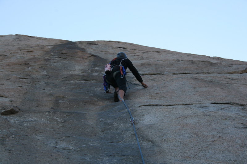 Agina leading the Trough, at bolt #3. 11-15-09