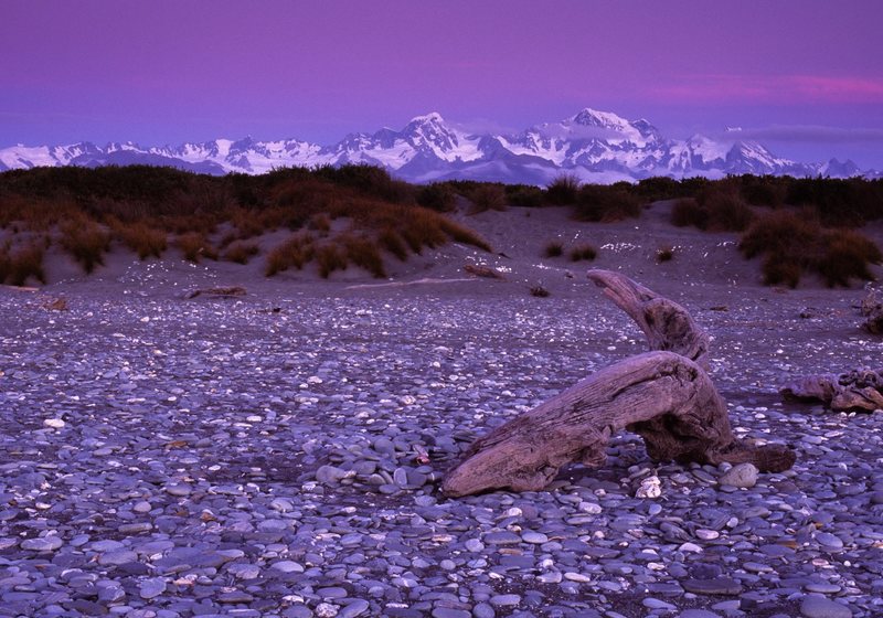 Sunset, Southern Alps, New Zealand