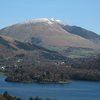 This is part of the county of  Cumbria,in northern England, and the town of Keswick ,where we hail from.the mountain Blancathra in the background. 