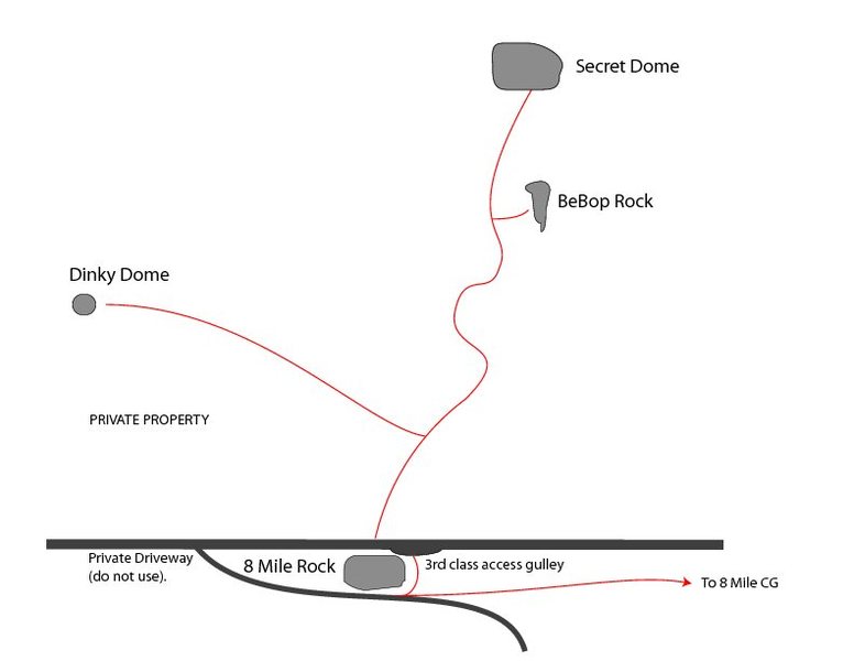 Map to Secret Dome