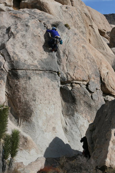 Al on another crack we found at the base of Headstone