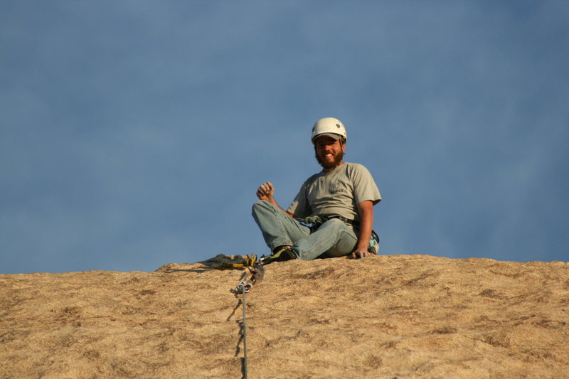 Always a smile for a fun climb.