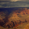 Zoroaster Temple from the South Rim during a clearing storm. photo by Anna Thomas