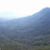 Panoramic shot from up on the cliff. This seems like a vast wilderness with more moose than people. A change from the crowds at Cathedral.